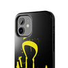 Tough Phone Cases - Durable Protection with Edgy Yellow Design