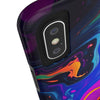 Vibrant Abstract Tough Phone Cases - Shockproof Protection with Colorful Design