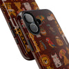 Colorful Animal-Inspired Tough Phone Case - Durable Protection for Animal Lovers