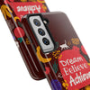 Inspirational Tough Phone Case - Dream Believe Achieve Design