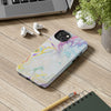 Colorful Marble Tough Phone Case - Durable and Stylish Protection