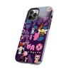 Whimsical Tough Phone Case - Colorful Animal and Floral Design