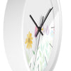 Floral Garden Wall Clock - Charming Home Decor for Nature Lovers