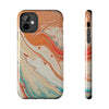 Artistic Tough Phone Cases – Colorful Abstract Marble Design