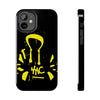 Tough Phone Cases - Durable Protection with Edgy Yellow Design