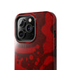 Bold Red Abstract Tough Phone Case - Durable & Unique Protection