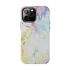 Colorful Marble Tough Phone Case - Durable and Stylish Protection