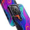 Vibrant Abstract Tough Phone Cases - Shockproof Protection with Colorful Design