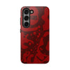 Bold Red Abstract Tough Phone Case - Durable & Unique Protection