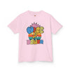 Kids Tee: Fine Power Motivational Words & Cartoons