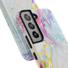 Colorful Marble Tough Phone Case - Durable and Stylish Protection