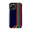 Retro Rainbow Tough Phone Case - Durable Protection for Your Device