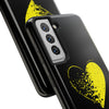 Bold Heart Tough Phone Case - Durable & Stylish Protection for Your Device