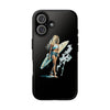 Stylish Beach Vibe Tough Phone Case with Surfing Design