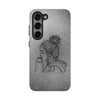 Stylish Tough Phone Cases with Artful Line Drawing - Perfect Gift for Teens and Young Adults