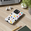 Colorful Polka Dot Tough Phone Case - Durable & Stylish for Everyday Use