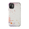 Artistic Tough Phone Cases - Vibrant Watercolor Splash Design