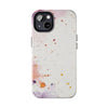 Artistic Tough Phone Cases - Vibrant Watercolor Splash Design