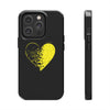 Bold Heart Tough Phone Case - Durable & Stylish Protection for Your Device