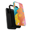 Vibrant Abstract Tough Phone Case | Colorful Protective Cover for Trendsetters