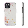 Artistic Tough Phone Cases - Vibrant Watercolor Splash Design