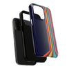 Retro Rainbow Tough Phone Case - Durable Protection for Your Device