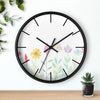 Floral Garden Wall Clock - Charming Home Decor for Nature Lovers