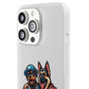 Playful Dog Duo Flexi Cases - Perfect for Pet Lovers