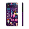 Whimsical Tough Phone Case - Colorful Animal and Floral Design