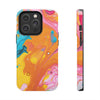 Vibrant Abstract Tough Phone Case | Colorful Protective Cover for Trendsetters