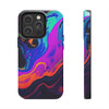 Vibrant Abstract Tough Phone Cases - Shockproof Protection with Colorful Design