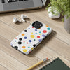 Colorful Polka Dot Tough Phone Case - Durable & Stylish for Everyday Use