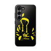 Tough Phone Cases - Durable Protection with Edgy Yellow Design