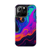 Vibrant Abstract Tough Phone Cases - Shockproof Protection with Colorful Design