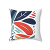 Vibrant Decorative Pillow - Abstract Floral Design for Cozy Homes