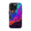 Vibrant Abstract Tough Phone Cases - Shockproof Protection with Colorful Design