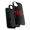 Bold Red Flames Tough Phone Case - Durable Protection for Adventurers