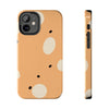 Abstract Polka Dot Tough Phone Case - Durable Protective Cover for Stylish Communication