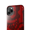 Bold Red Abstract Tough Phone Case - Durable & Unique Protection