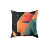 Abstract Geometric Art Pillow | Modern Decor for Home and Office