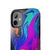 Vibrant Abstract Tough Phone Cases - Shockproof Protection with Colorful Design