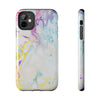 Colorful Marble Tough Phone Case - Durable and Stylish Protection