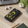 Tough Phone Cases - Durable Protection with Edgy Yellow Design