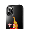 Playful Banana Tough Phone Case - Fun & Durable Protection