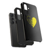 Bold Heart Tough Phone Case - Durable & Stylish Protection for Your Device