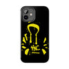 Tough Phone Cases - Durable Protection with Edgy Yellow Design