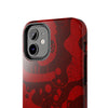 Bold Red Abstract Tough Phone Case - Durable & Unique Protection