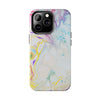 Colorful Marble Tough Phone Case - Durable and Stylish Protection