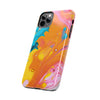 Vibrant Abstract Tough Phone Case | Colorful Protective Cover for Trendsetters