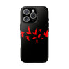 Bold Red Flames Tough Phone Case - Durable Protection for Adventurers